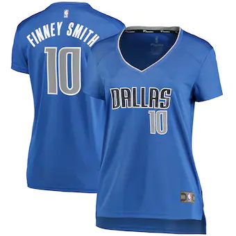 womens fanatics branded dorian finney smith blue dallas mav-222